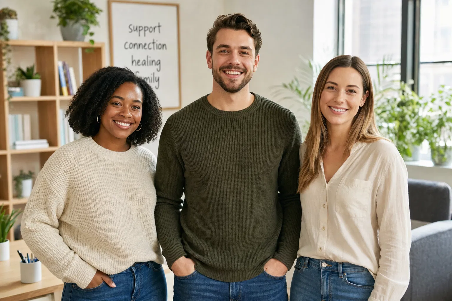 Thrive Supervised Visitation professional team β young, warm, and friendly monitors